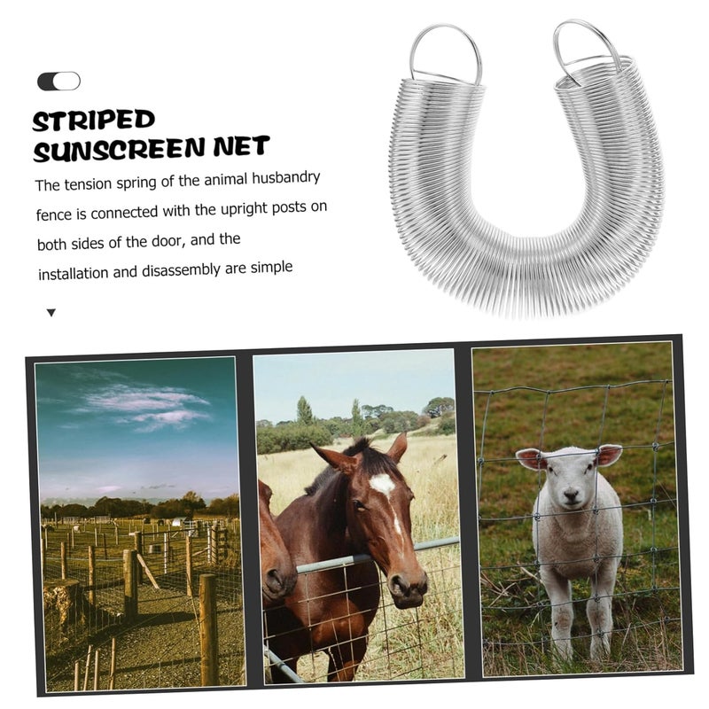Stainless Steel Electric Tension Spring for Fence Gates Durable Replacement Part - Image 3
